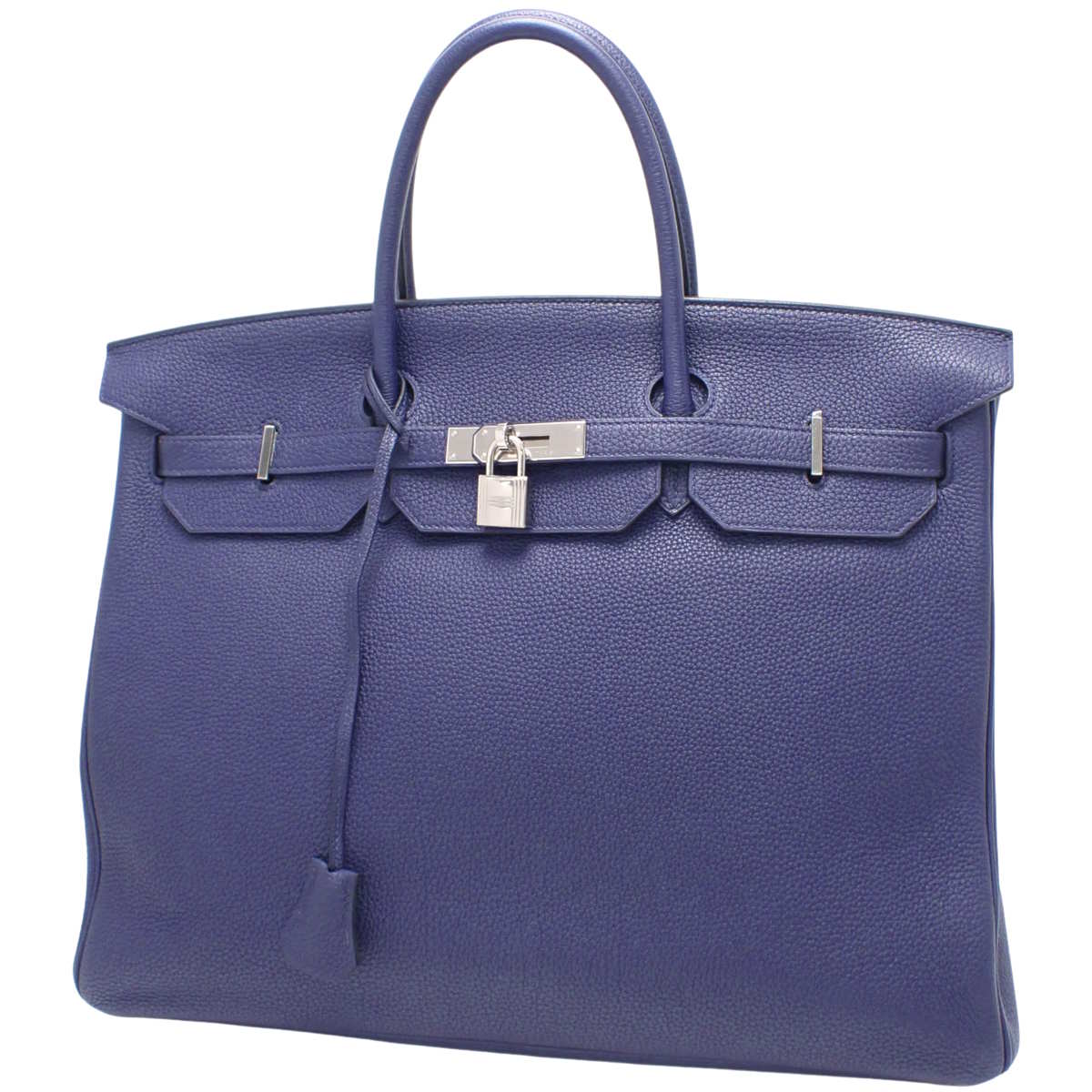 Birkin 40 Togo Palladium Hardware Bleu Encre C stamp
