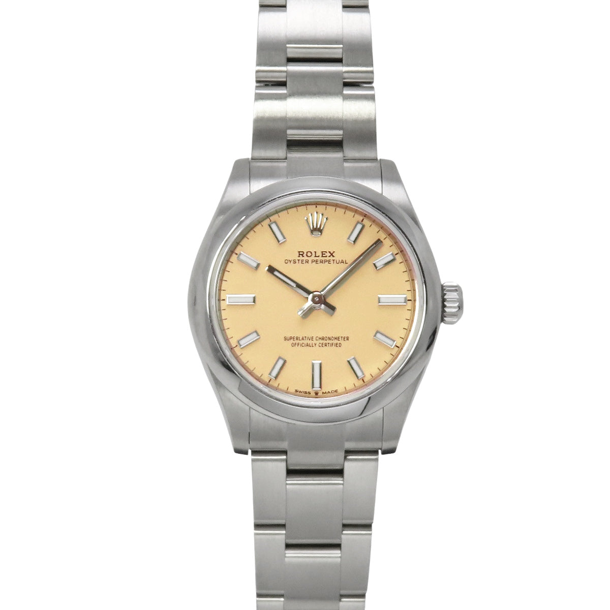 オイスター パーペチュアル 31 277200 SS ベージュ 自動巻き レディース