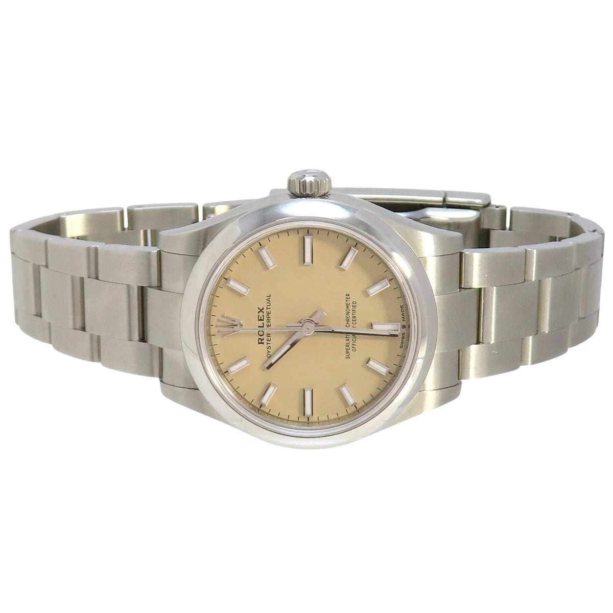 オイスター パーペチュアル 31 277200 SS ベージュ 自動巻き レディース