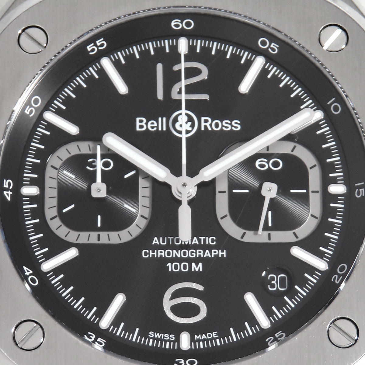 Black Steel Chrono BR05C-BL-ST/SST SS Black Automatic Men's