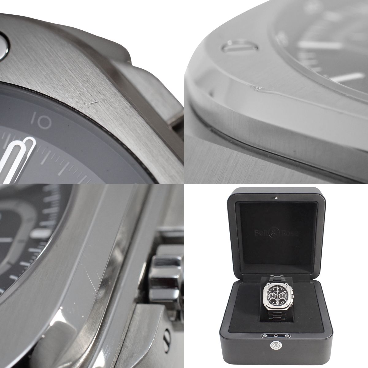 Black Steel Chrono BR05C-BL-ST/SST SS Black Automatic Men's