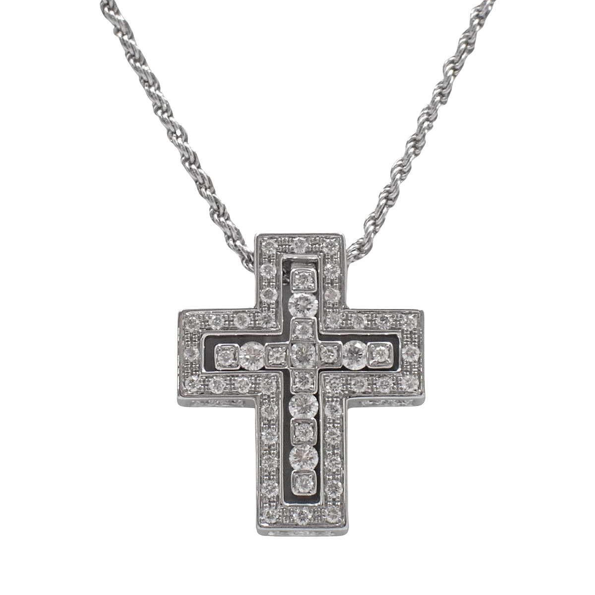 Belle Epoque Necklace XS Diamond White Gold K18WG 8.8g