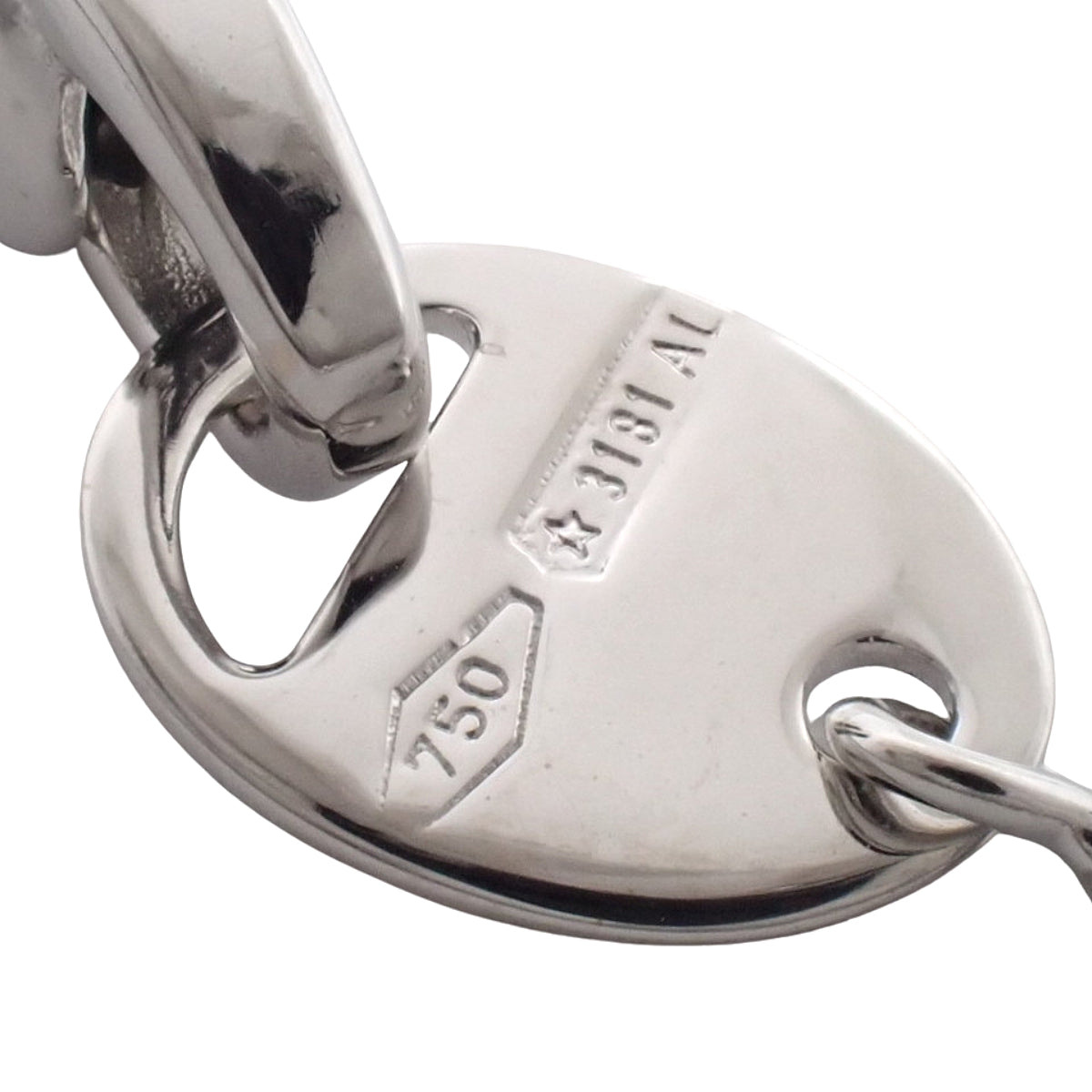 ベル エポック ネックレス XS ダイヤモンド ホワイトゴールド K18WG 8.8g