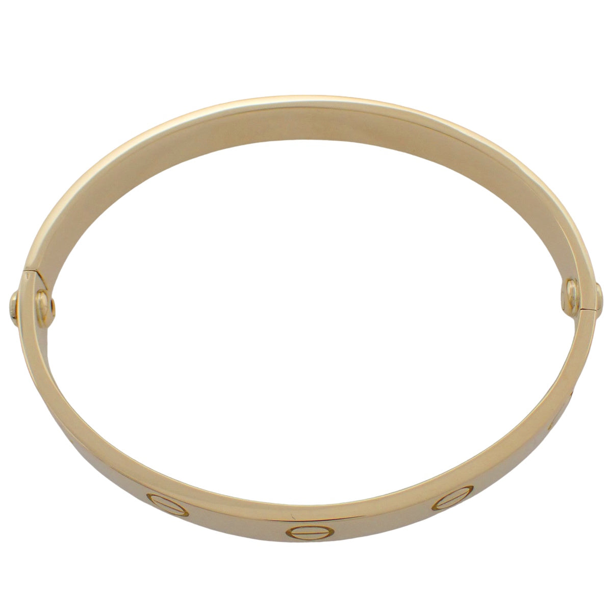 LOVE ブレスレット クラシックモデル イエローゴールド YG アクセサリー ジュエリー ラブブレスレット