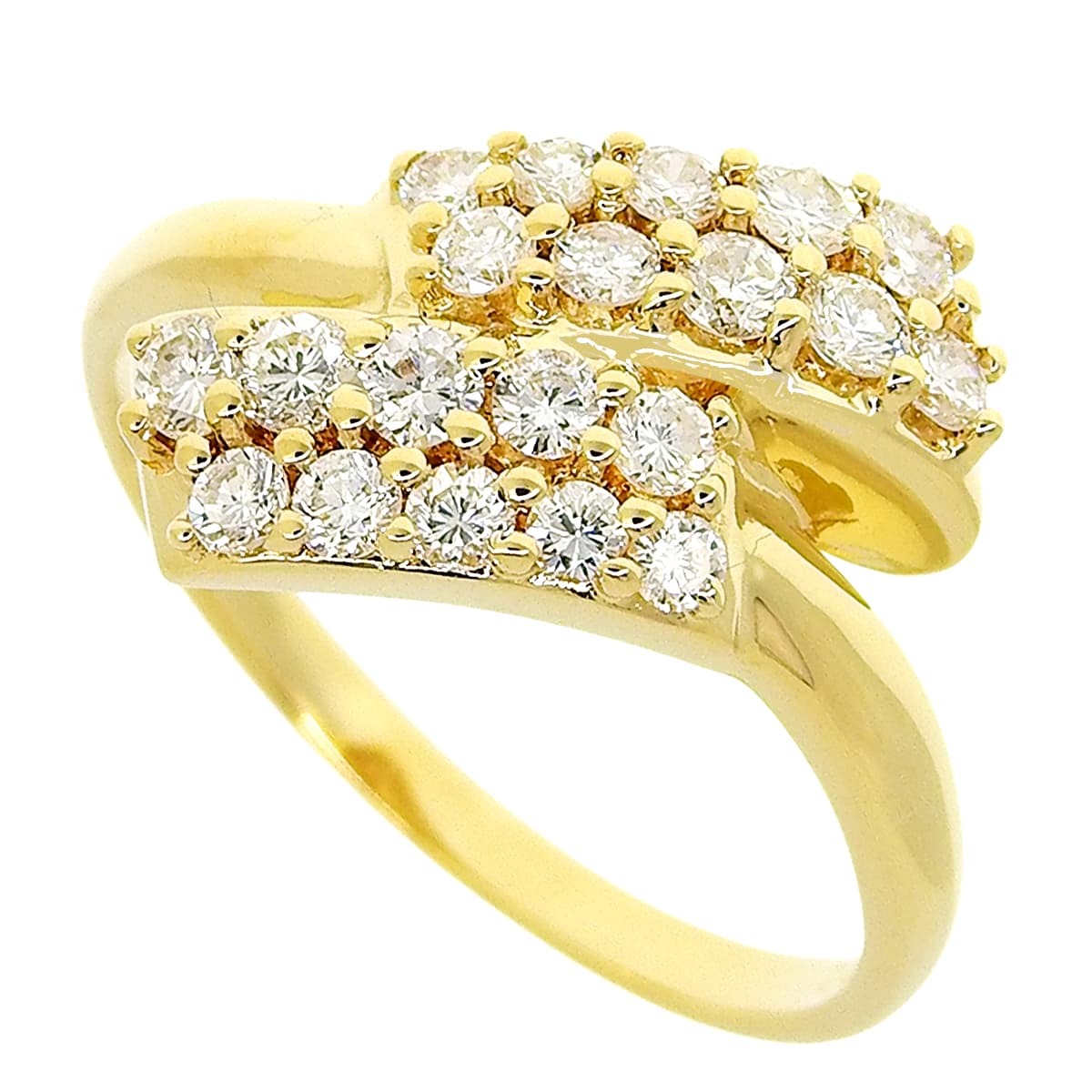 Diamond Ring D0.55 Yellow Gold K18YG 3.5g