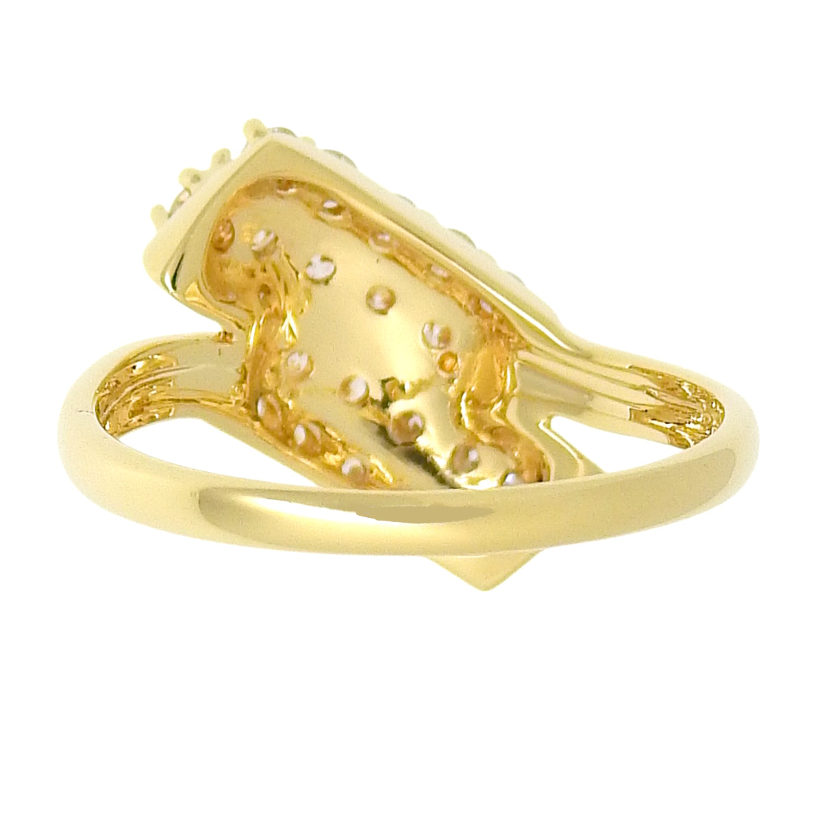 Diamond Ring D0.55 Yellow Gold K18YG 3.5g