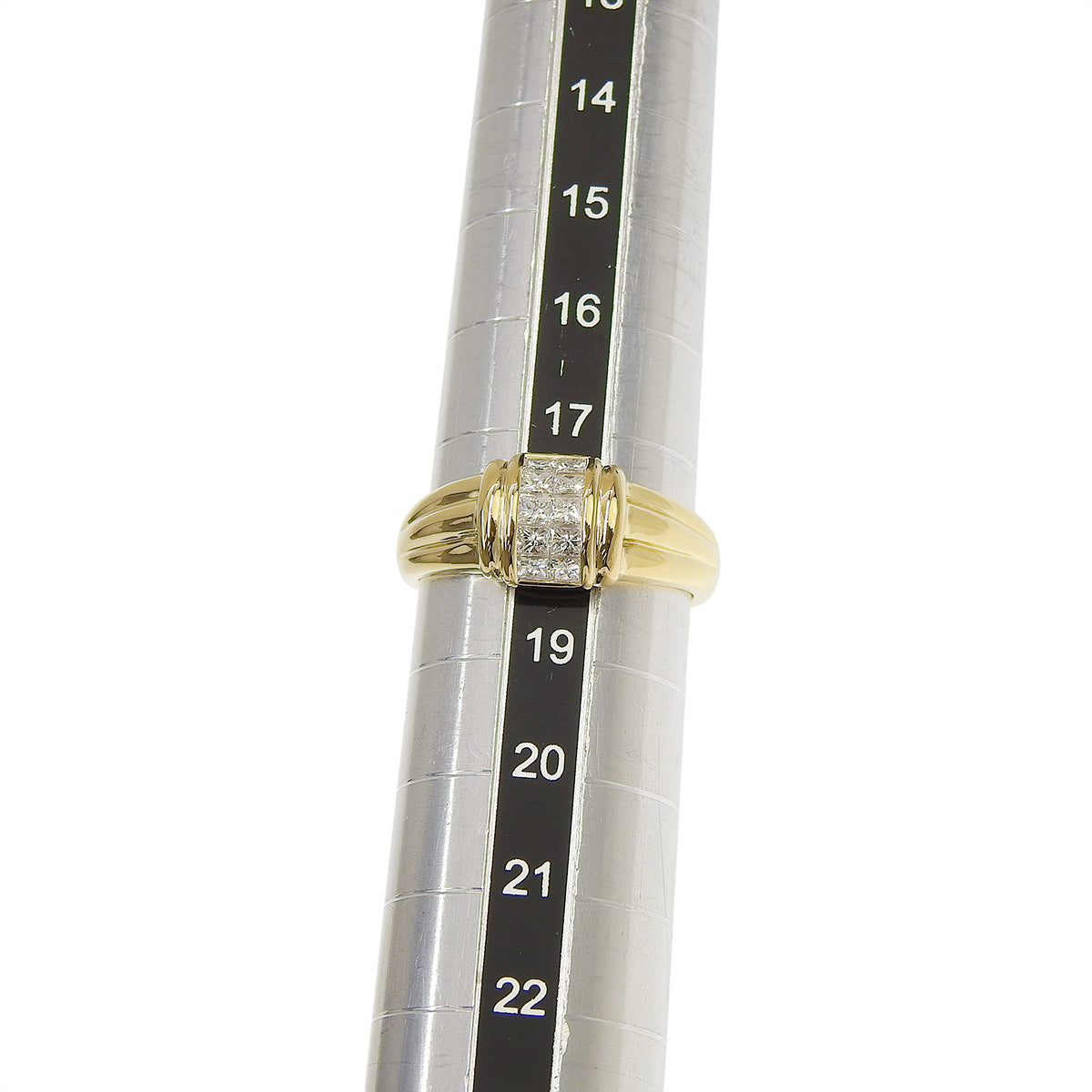 Diamond ring D0.67 K18YG 8.2g