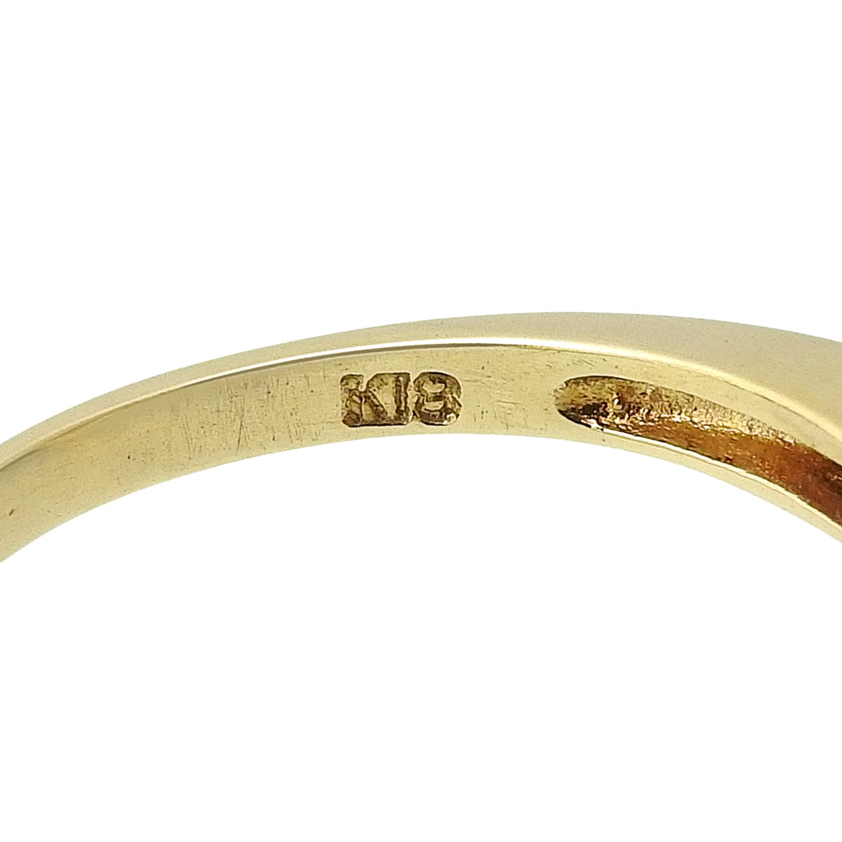 サファイア ダイヤモンド リング S0.44/D0.29 イエローゴールド K18YG 10(50)号 3.0g