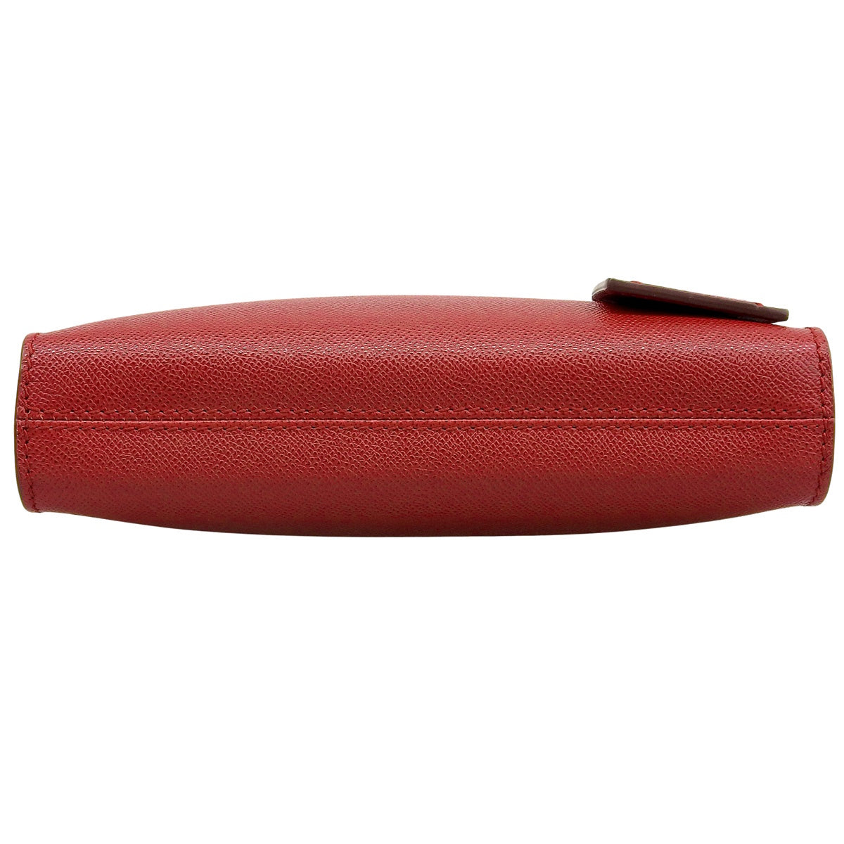 BVLGARI BVLGARI Man Messenger Bag in Grained Leather, Red