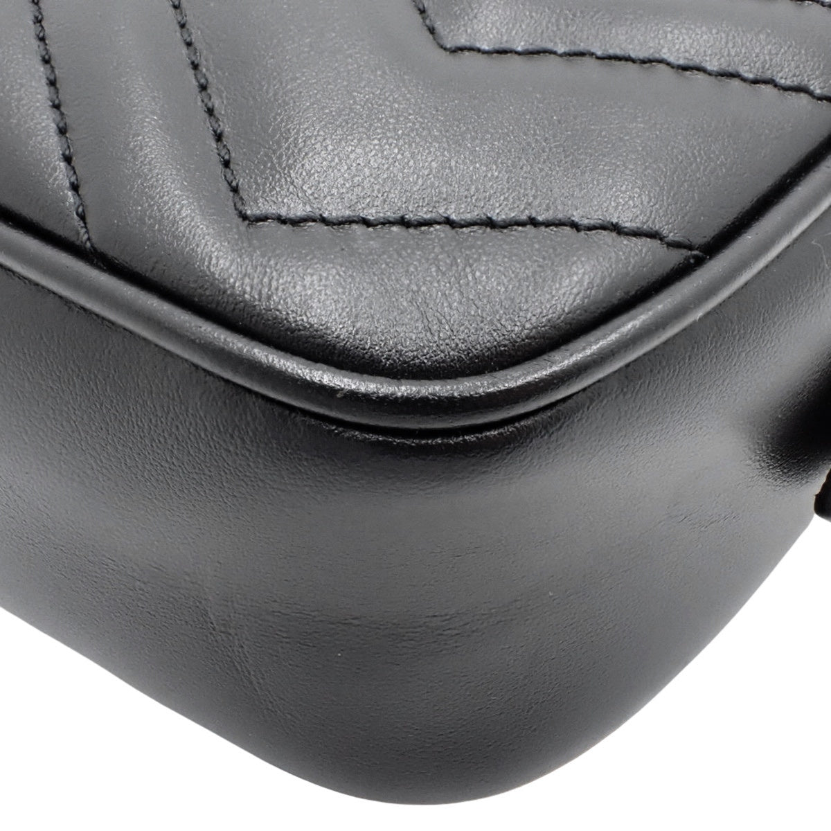 GG Marmont Mini Camera Bag, Leather, Black, 448065 DTD1T 1000