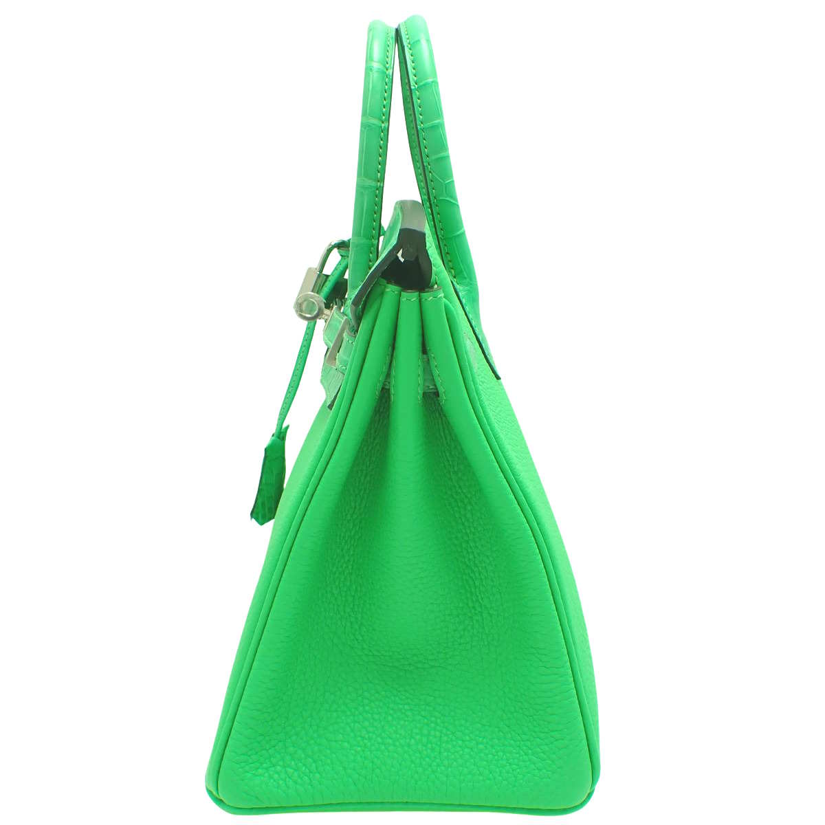 【未使用】バーキン25 タッチ トゴ アリゲーターマット パラジウム金具 ヴェールコミック B刻印