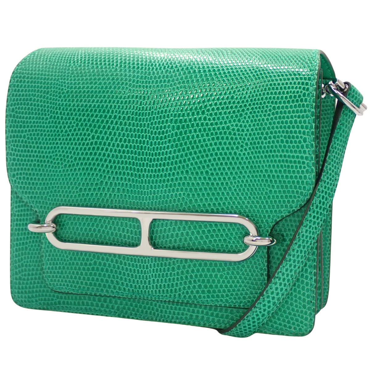 ロウリス ルリ ミニ リザード パラジウム金具 ミント U刻印