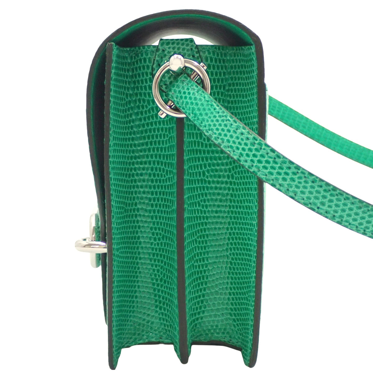 ロウリス ルリ ミニ リザード パラジウム金具 ミント U刻印