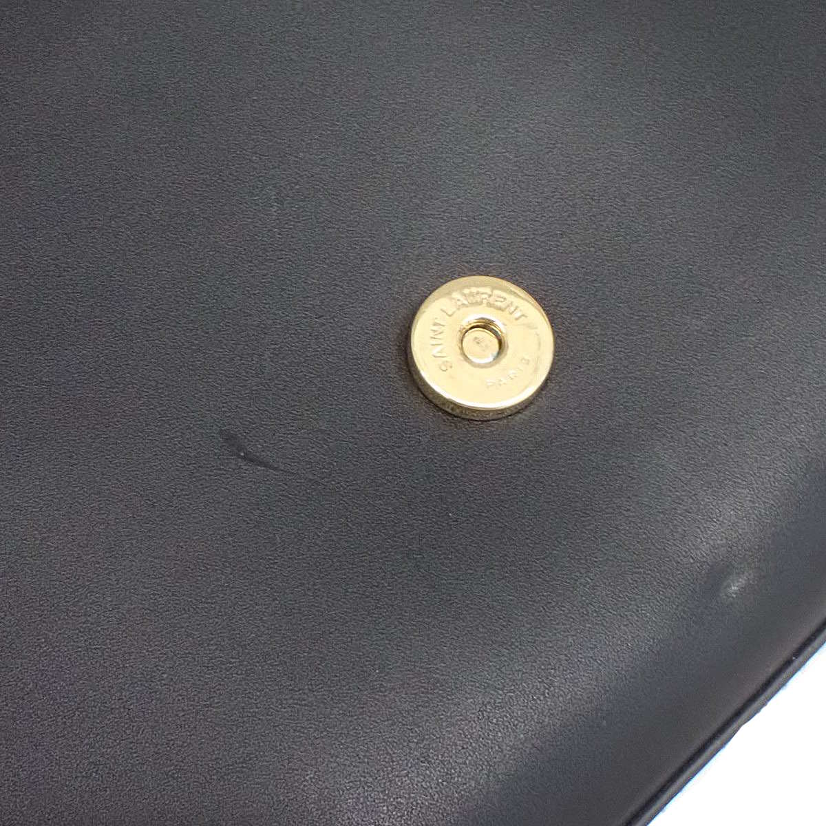 ケイト タッセル スモール チェーンショルダーバッグ レザー ブラック 474366