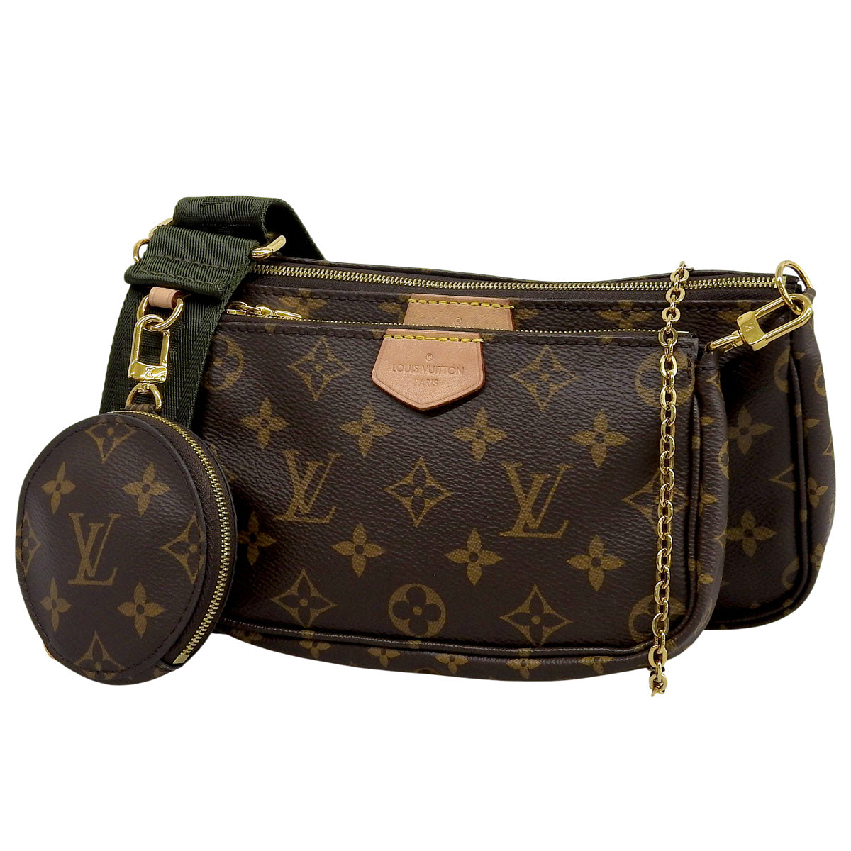 ミュルティ・ポシェット・アクセソワール カーキ M44813