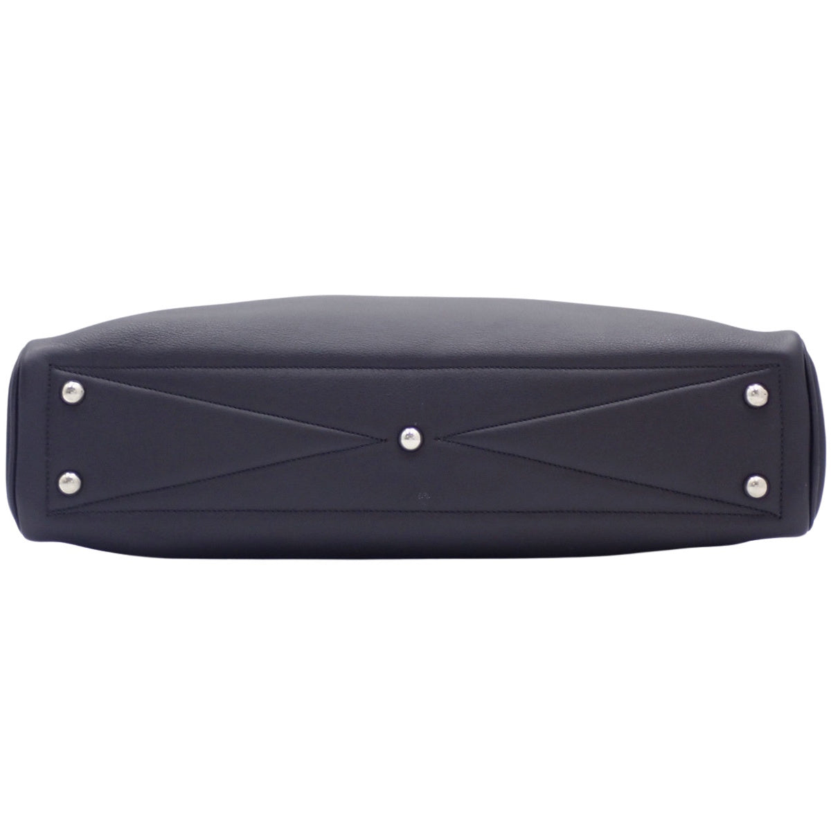 ヴィクトリア2 12H 40 トリヨンノビーヨ ブルーインディゴ シルバー金具 X刻印