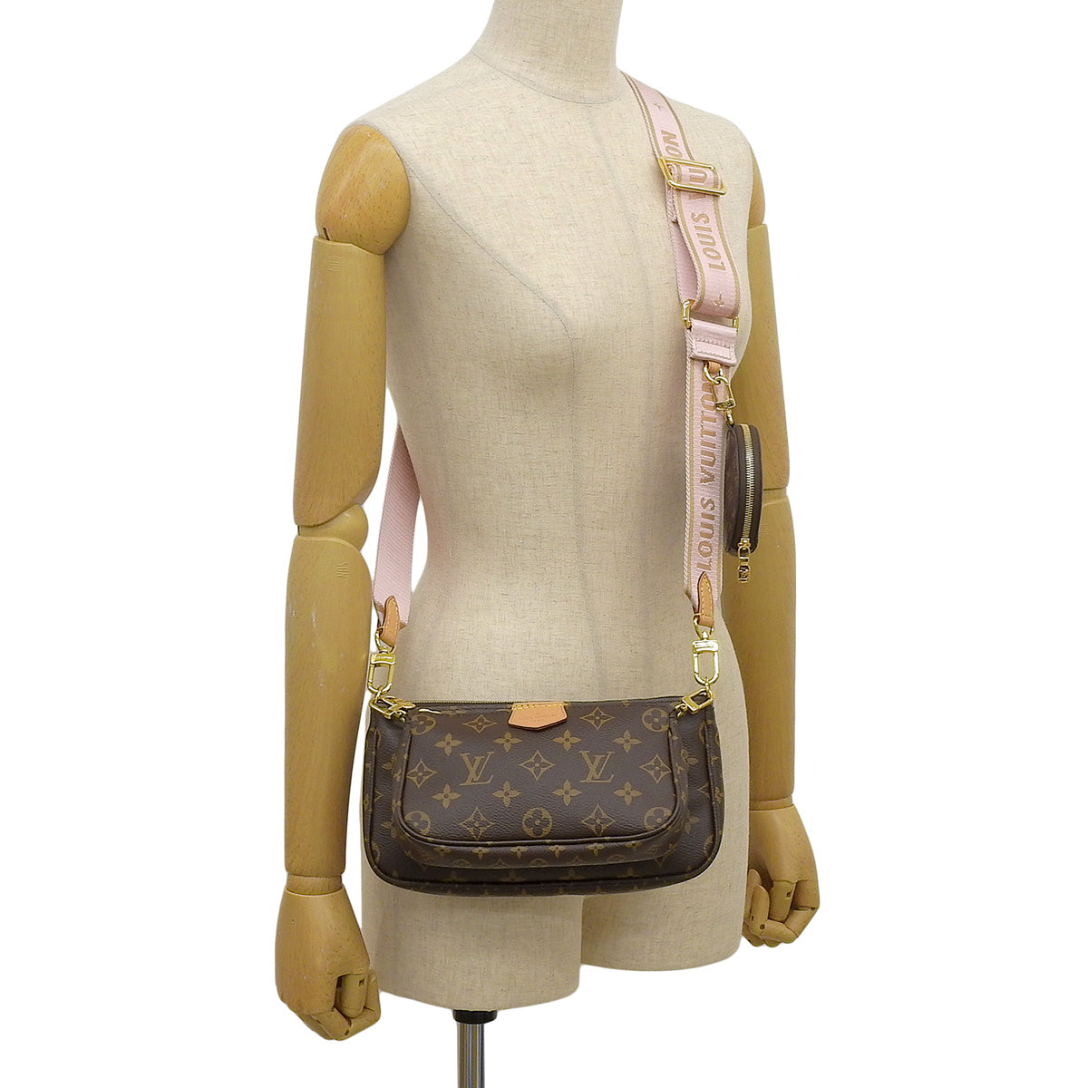 Monogram Multi Pochette Accessory Rose Clair M44840