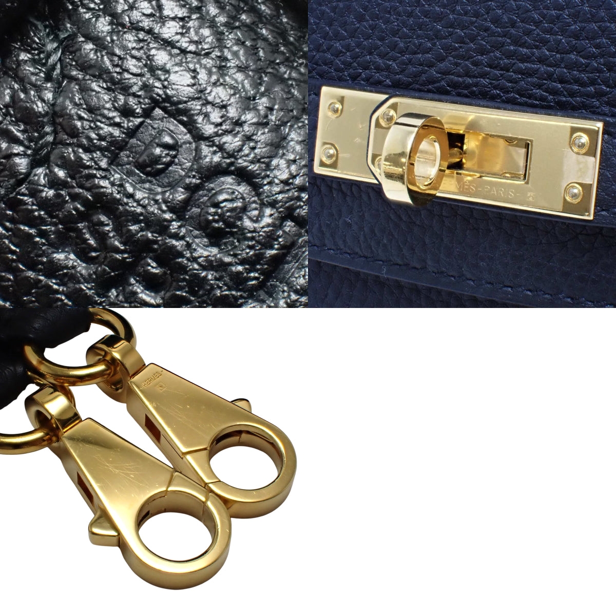 Kelly 25 (inside stitching) Togo black with gold hardware and D stamp