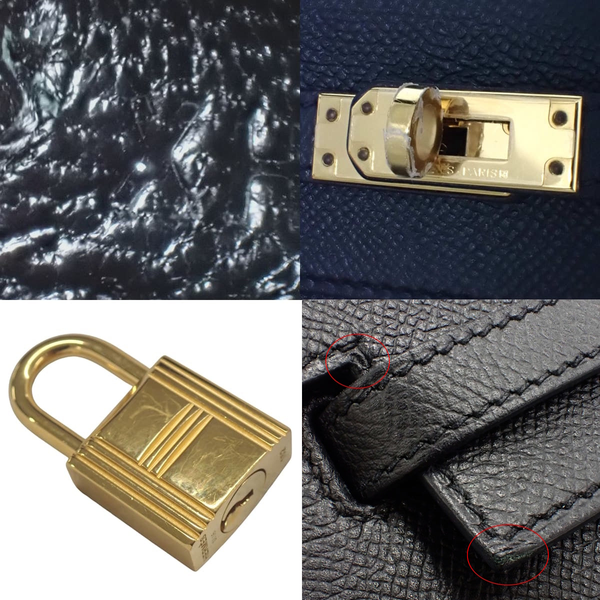 Kelly 25 (Exterior Stitched) Epsom Calfskin Leather, Black, Gold Hardware, X Stamp