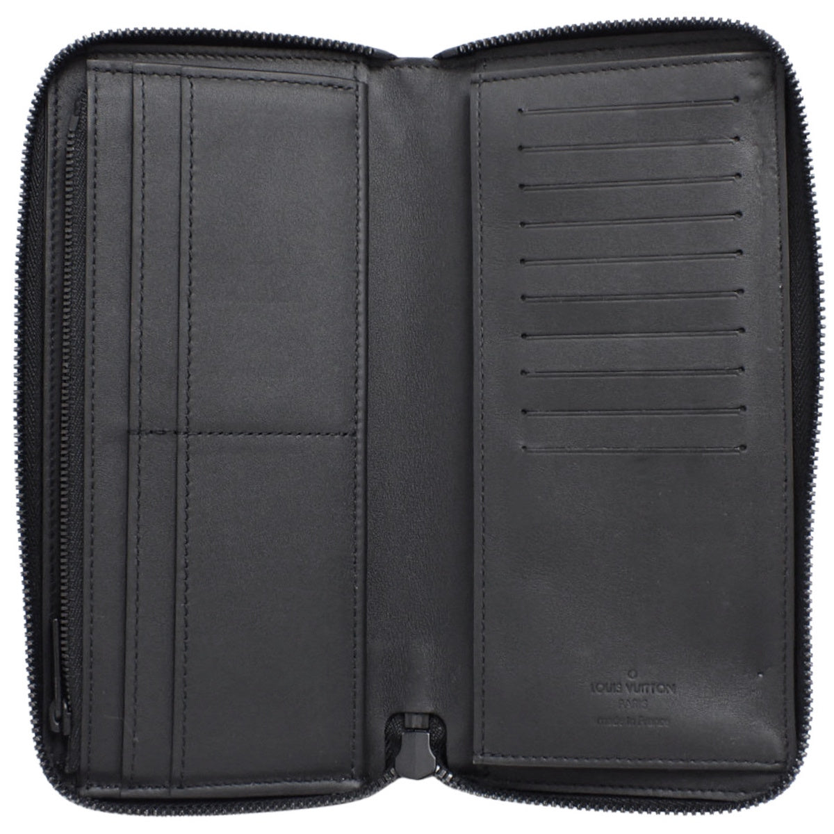 Aerogram Zippy 钱包 竖款 皮革 黑色 M81743