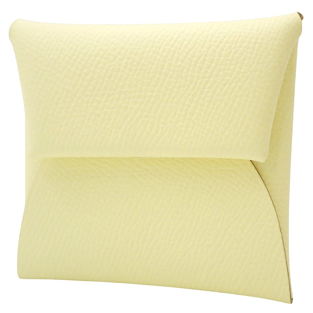 【新品】Bastia K 压纹 Epsom 皮革 Jaune Milton 银色五金