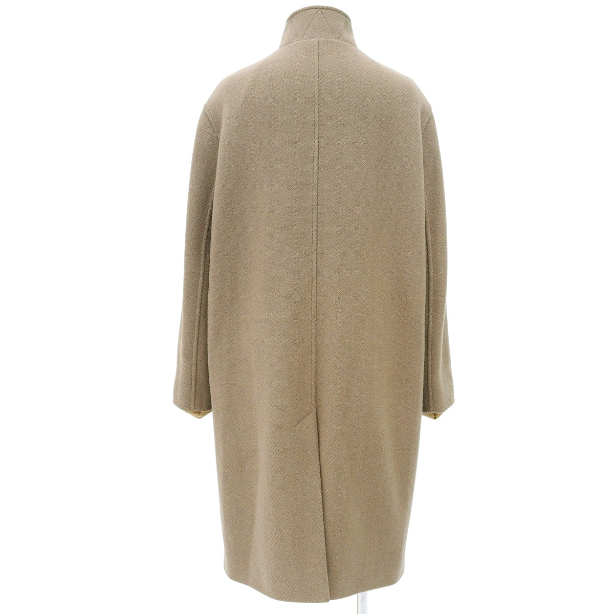 Stand collar long coat size 36