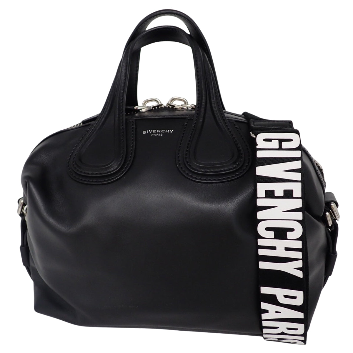 Nightingale 迷你包,黑色皮革