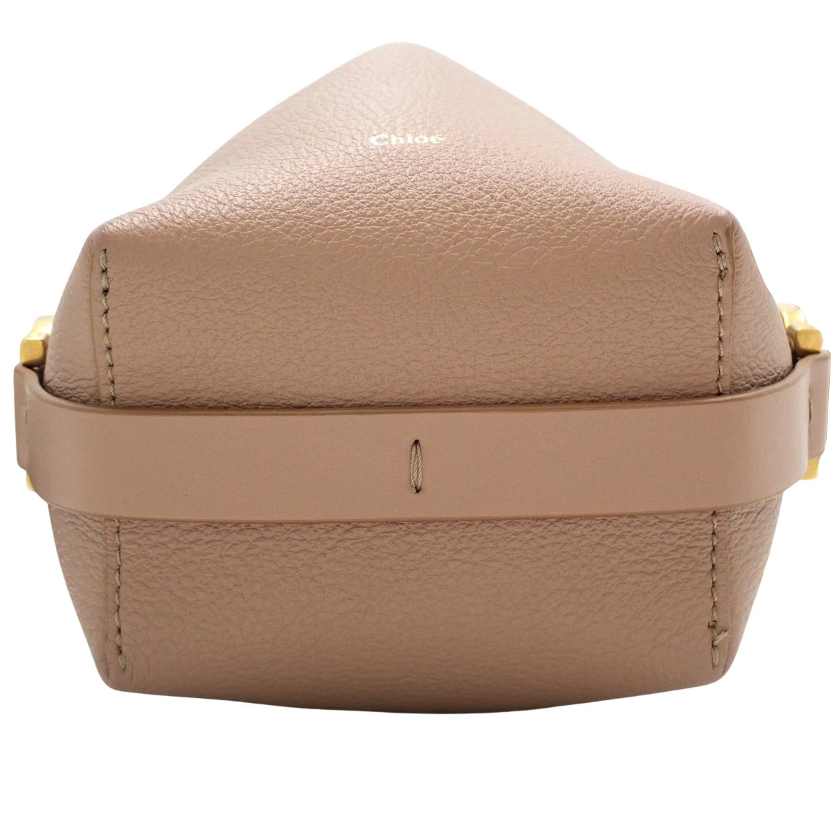 Micro Marcie bucket bag in leather, pink beige CHC23AP844I31
