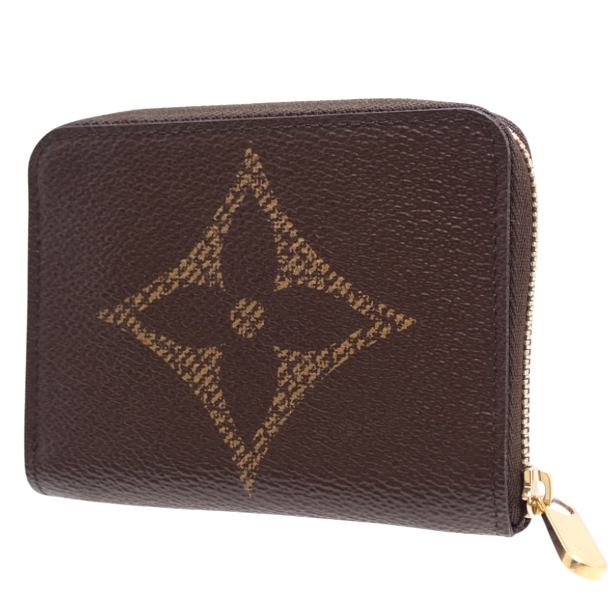 Monogram Giant Zippy Coin Purse, Brown and Camel, M69354