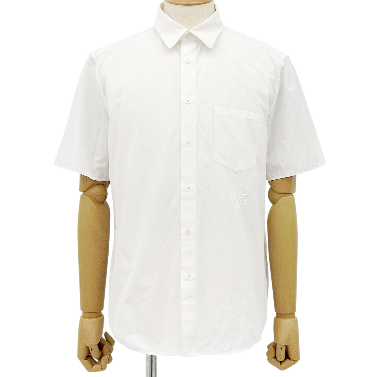 Logo Embroidered Short Sleeve Shirt, Size M, 2020, NIGO Collaboration, RM202M