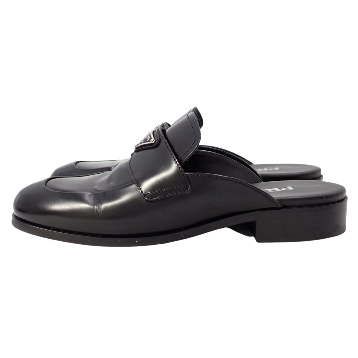 ブラッシュドレザー ミュールローファー 36 1/2