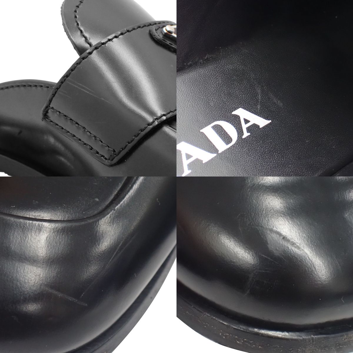 ブラッシュドレザー ミュールローファー 36 1/2