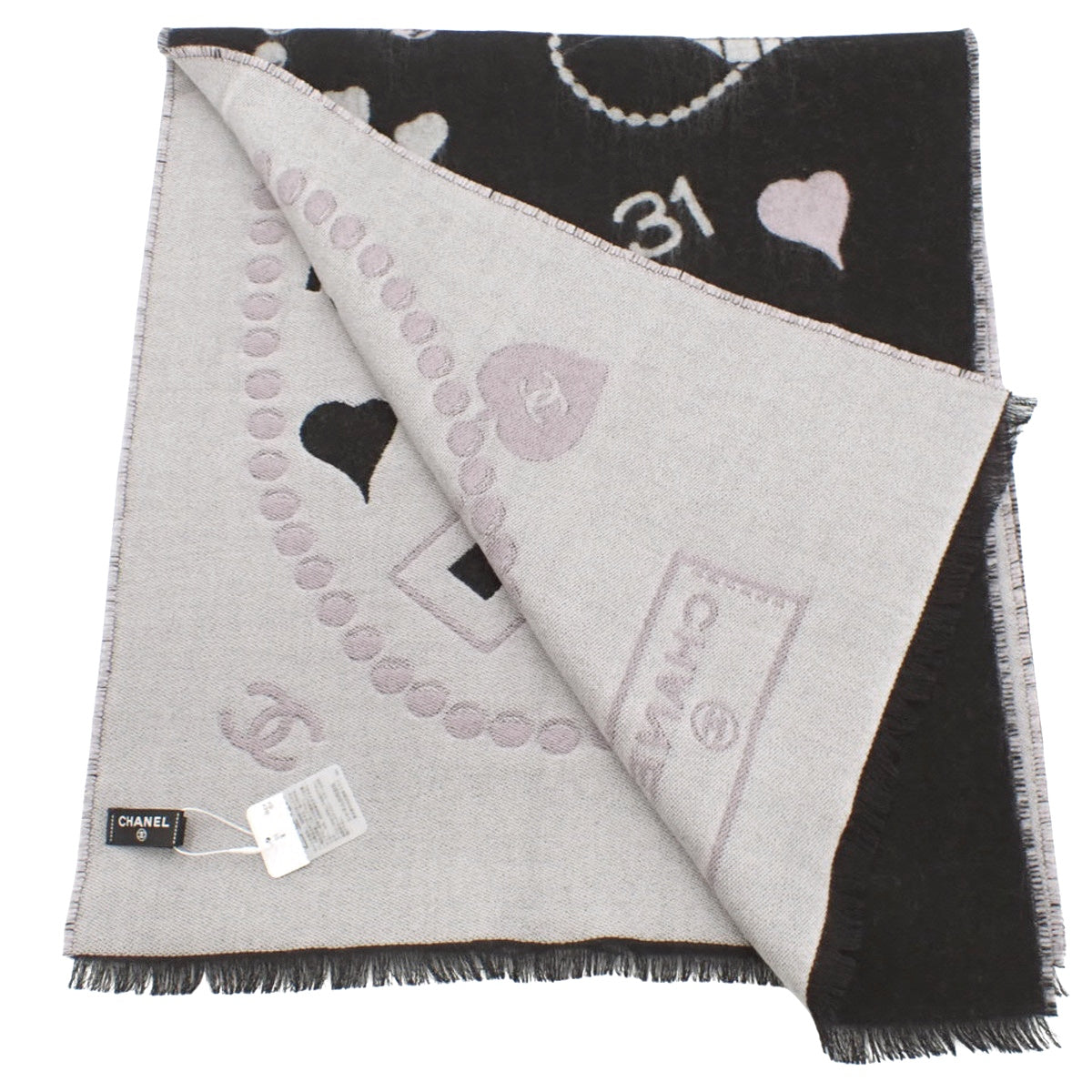 Coco Mark 羊毛真丝围巾 AAB353