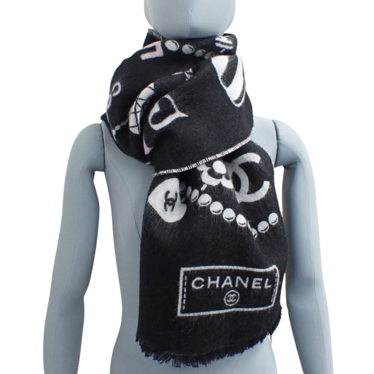 Coco Mark 羊毛真丝围巾 AAB353