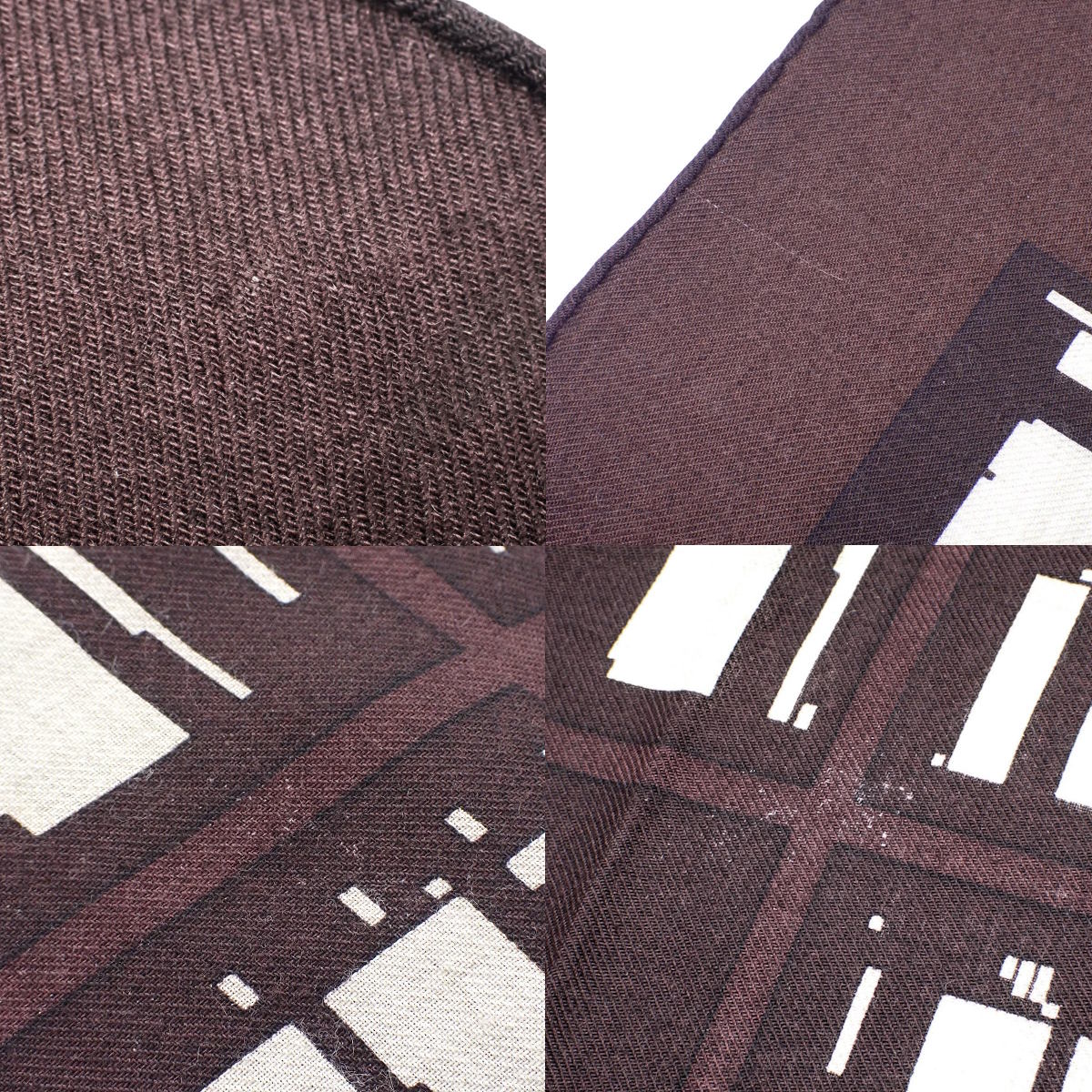 ロラン・バルト カレジェアン カレ140 カシミヤ シルク