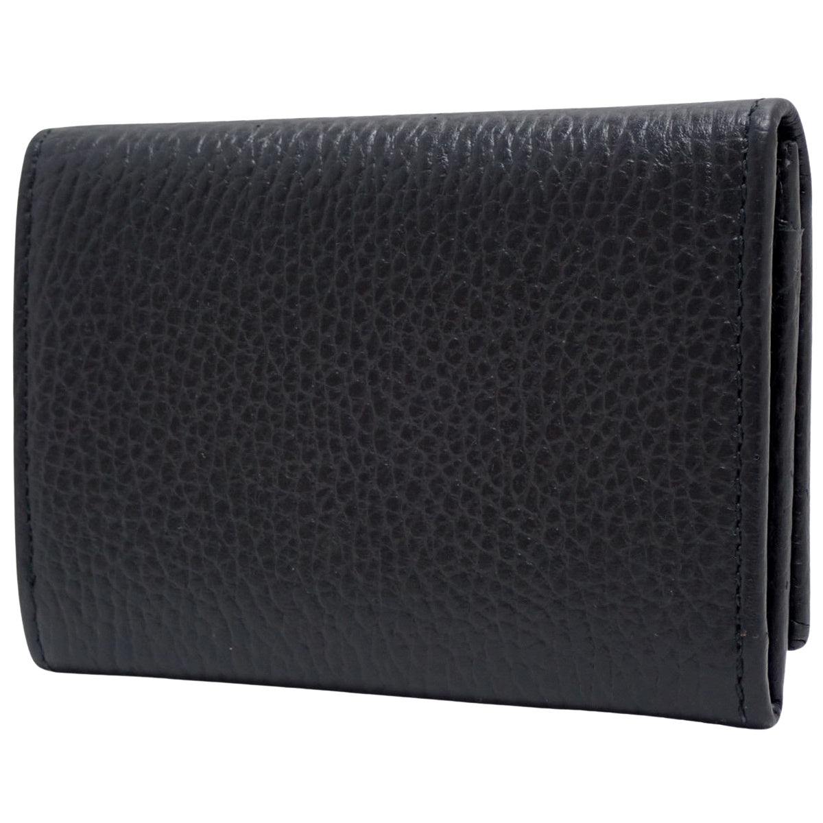 GG Marmont Japan Exclusive Double G Leather Card Case in Black and Pink (739525)