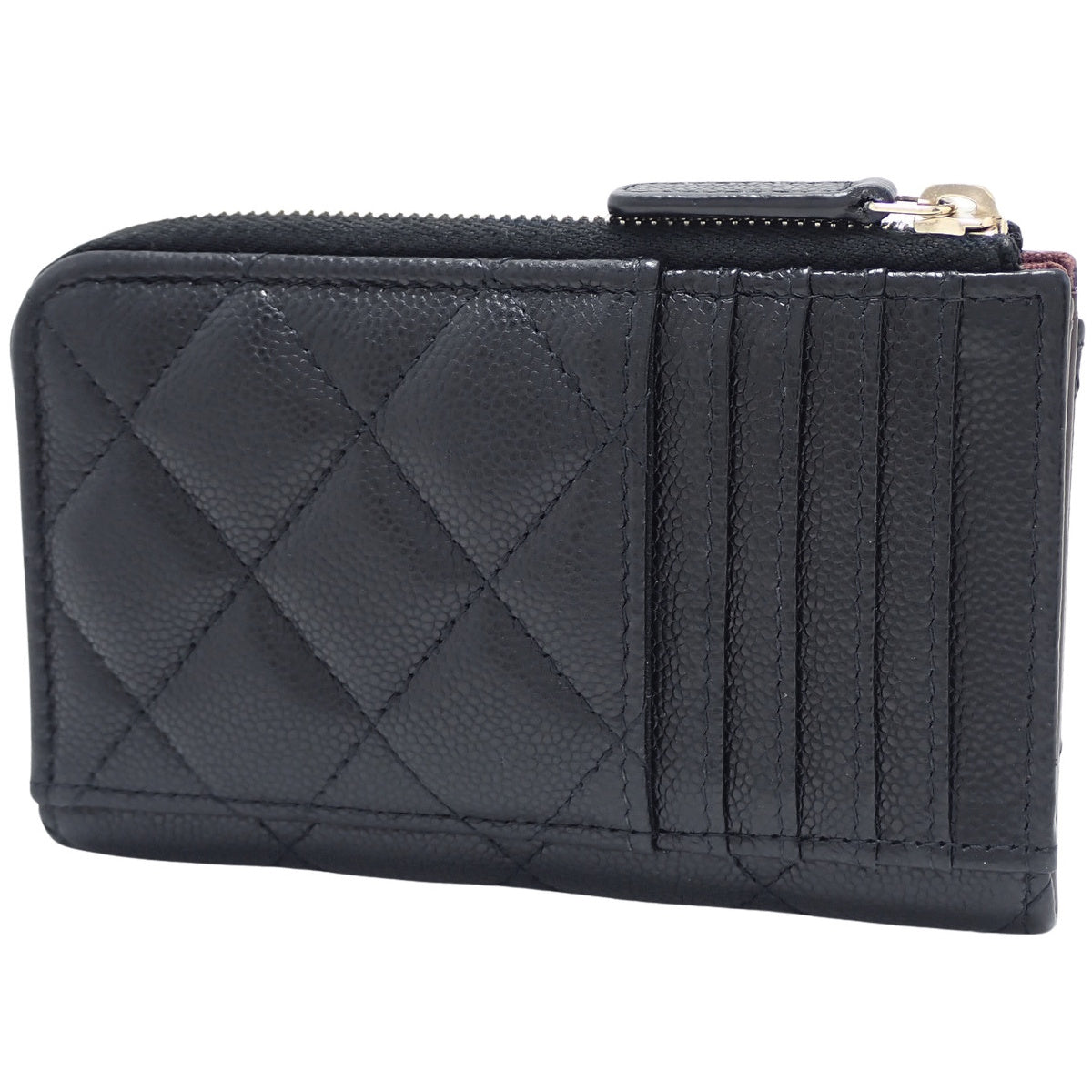 Matelasse Coco Mark Fragment 手机壳,鱼子酱纹理,黑色,AP3179