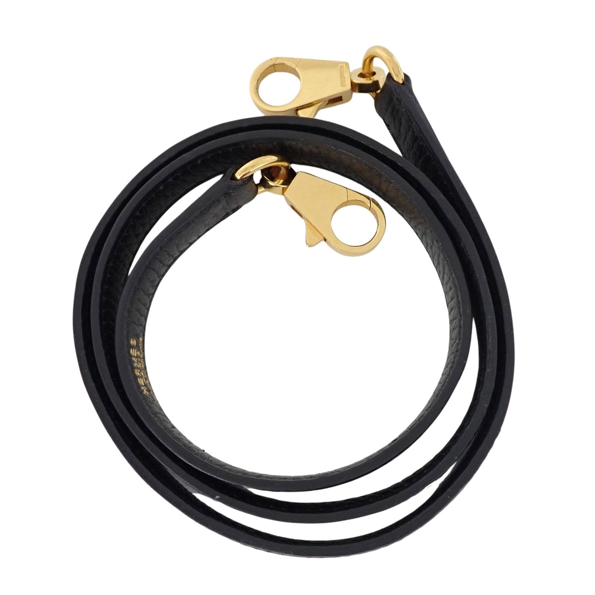 Shoulder strap Ardennes Black Gold Hardware