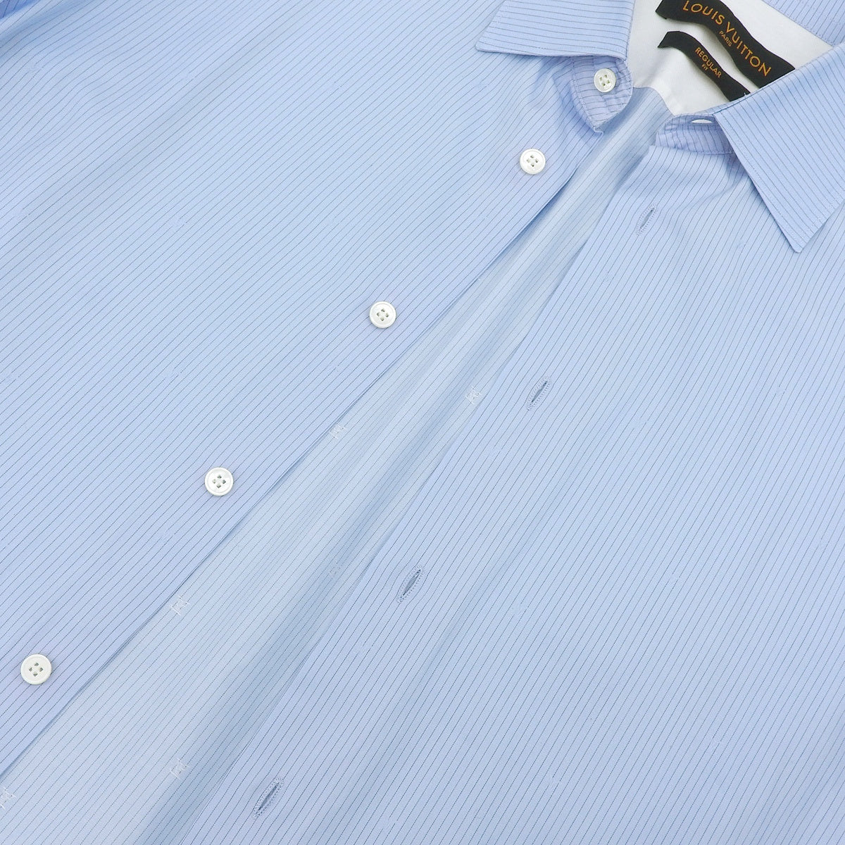 LVロゴ ロングストライプシャツ 2018年 39/15 RM182F