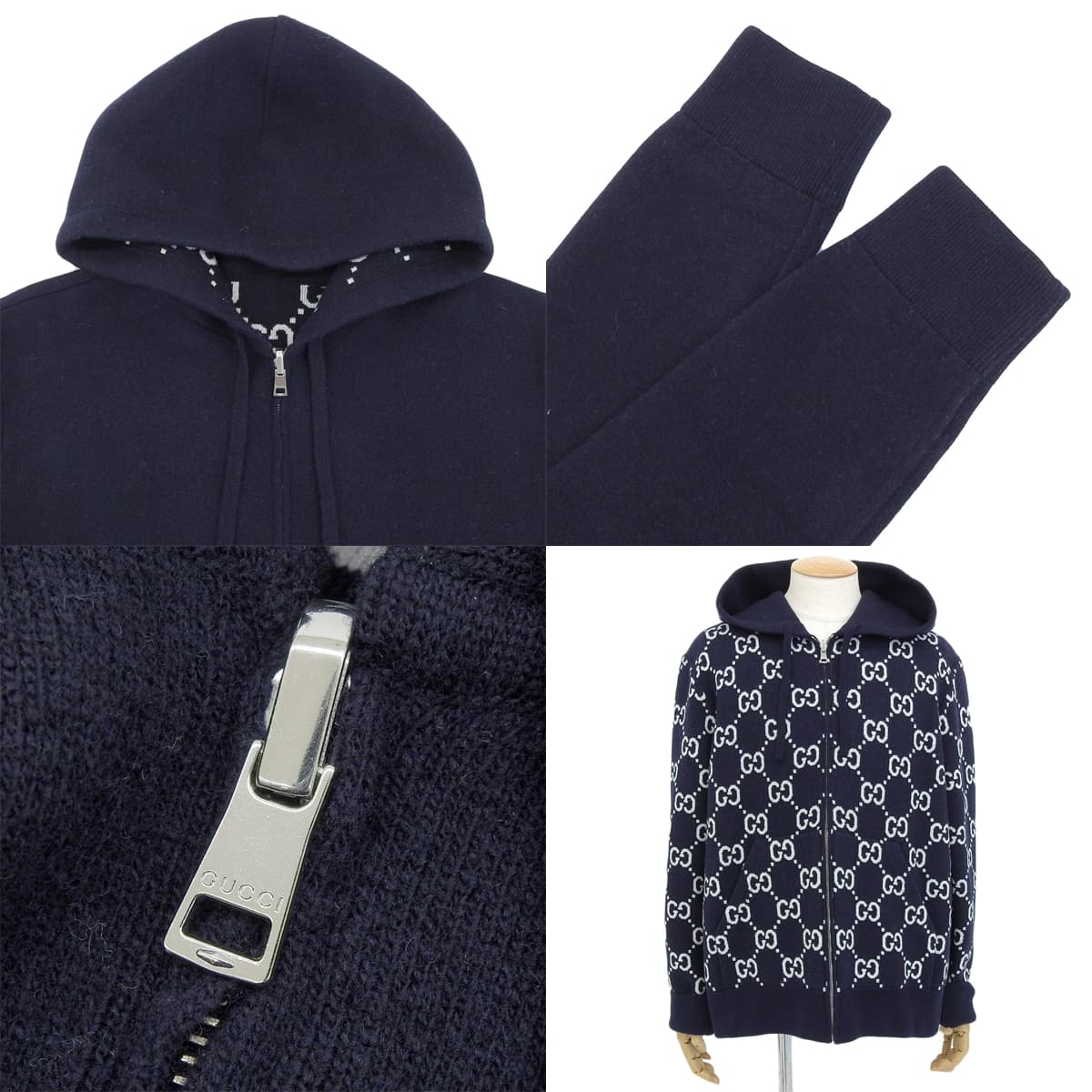 リバーシブル ジップジャケット L