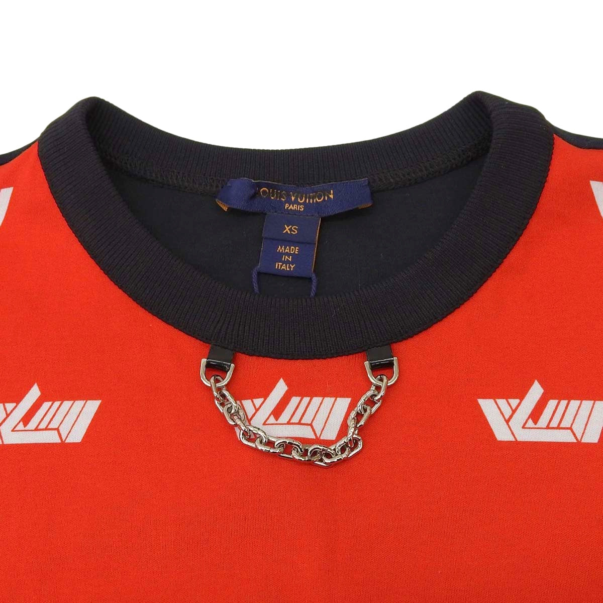 ロゴ総柄 チェーン付 Tシャツ 2022年 XS RW221W