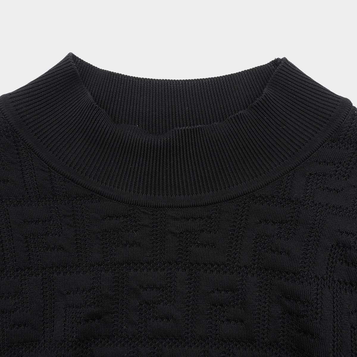 High-neck sweater, Zucca print, 2021, size 38
