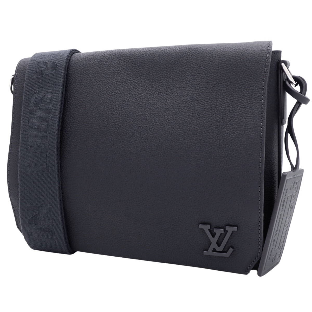 アエログラム テイクオフ・メッセンジャー グレインレザー ネイビー M21363