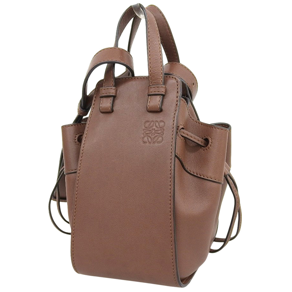 Hammock ハンモック ドローストリング ミニ カーフ ダークブラウン