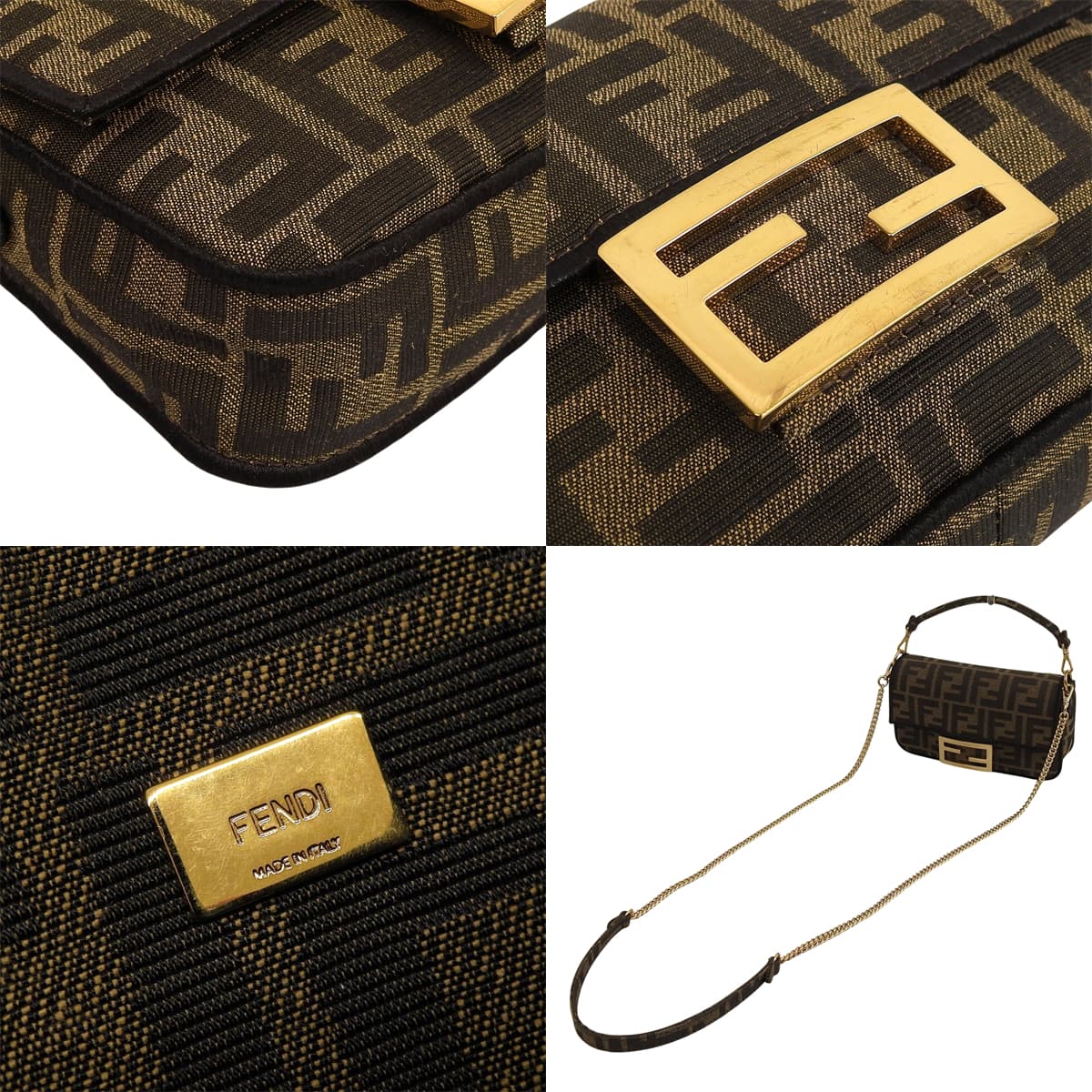 ズッカ バケット ミニ キャンバス ブラウン 8BS017