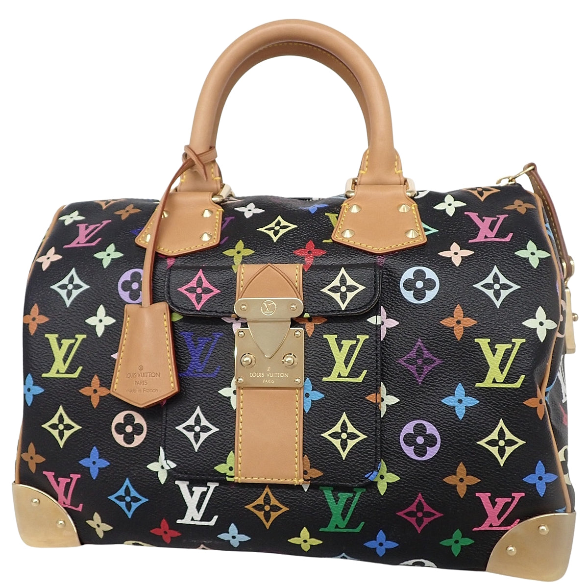 Monogram Multicolore Speedy 30 Noir M92642
