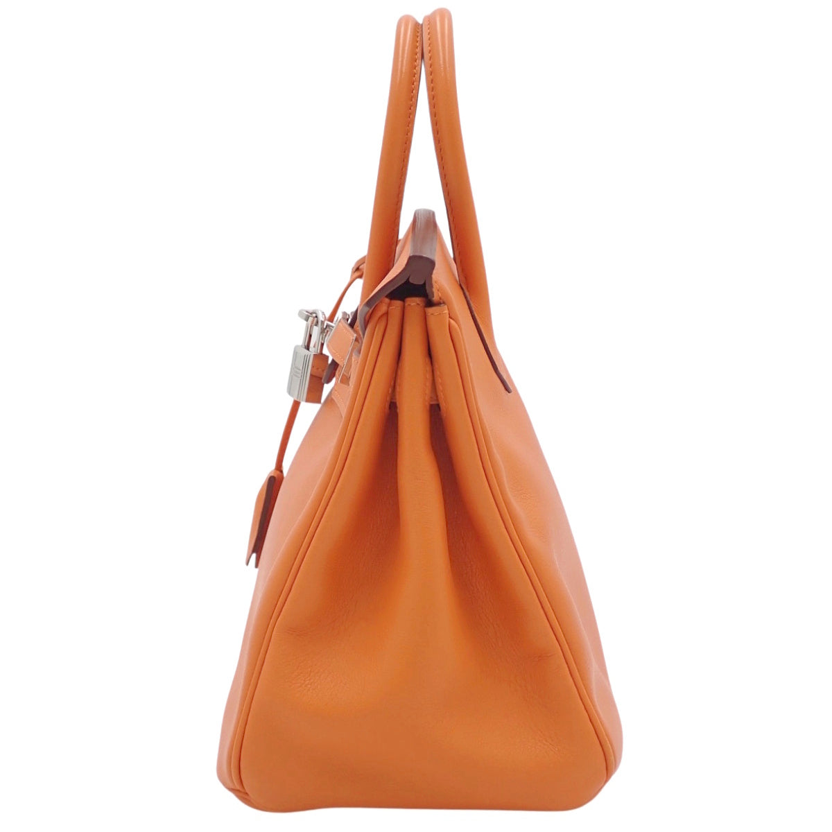 バーキン25 トリヨンクレマンス パラジウム金具 オレンジ M刻印