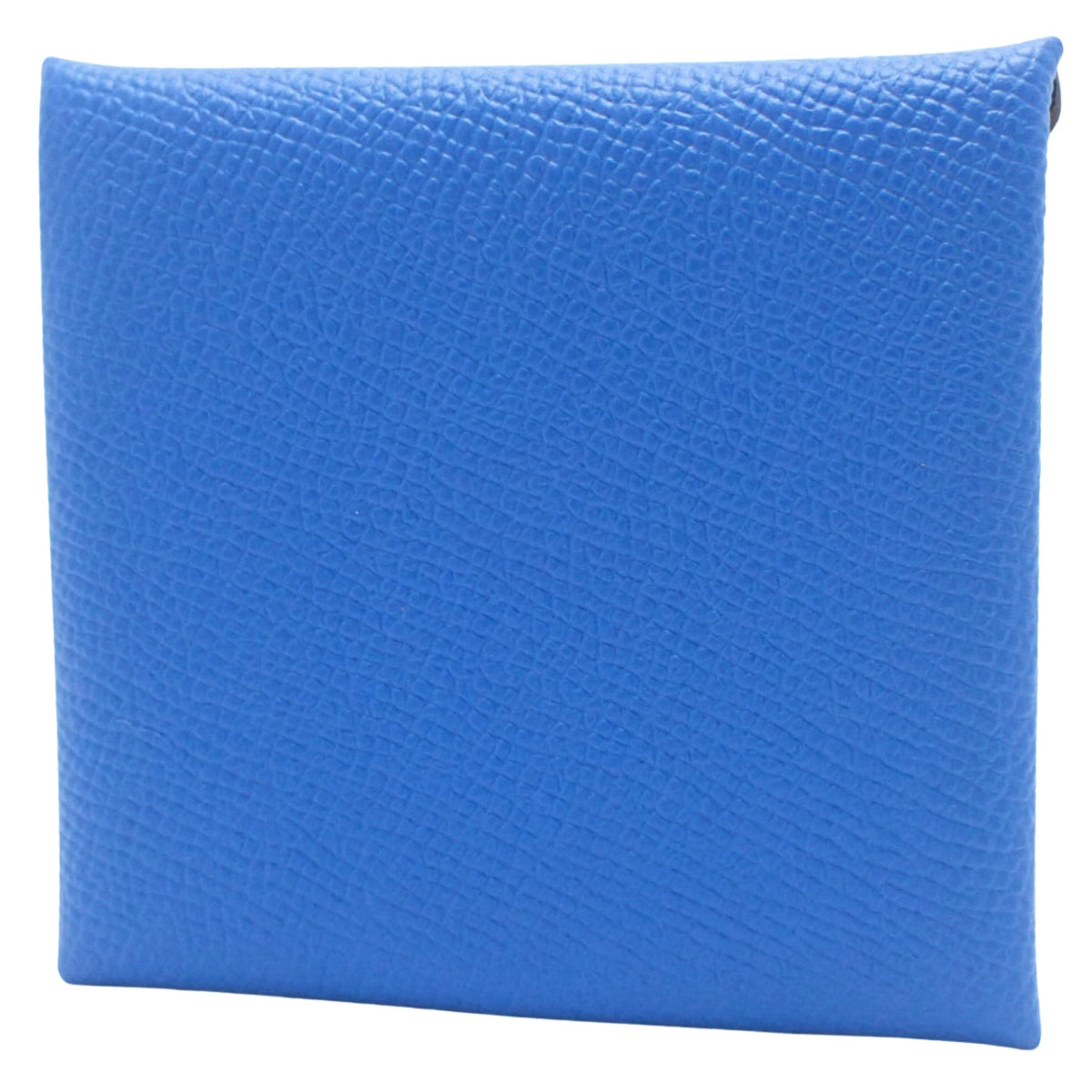 Bastia Verso, Epsom Blue Hydra, Deep Blue, Silver Hardware, W Stamp