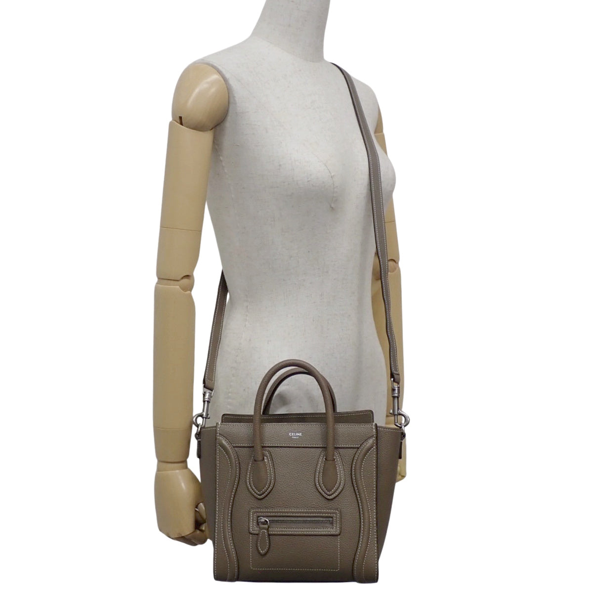 Luggage Nano Shopper 手提包,小牛皮材质,修身款,货号 189243DRU.09SO