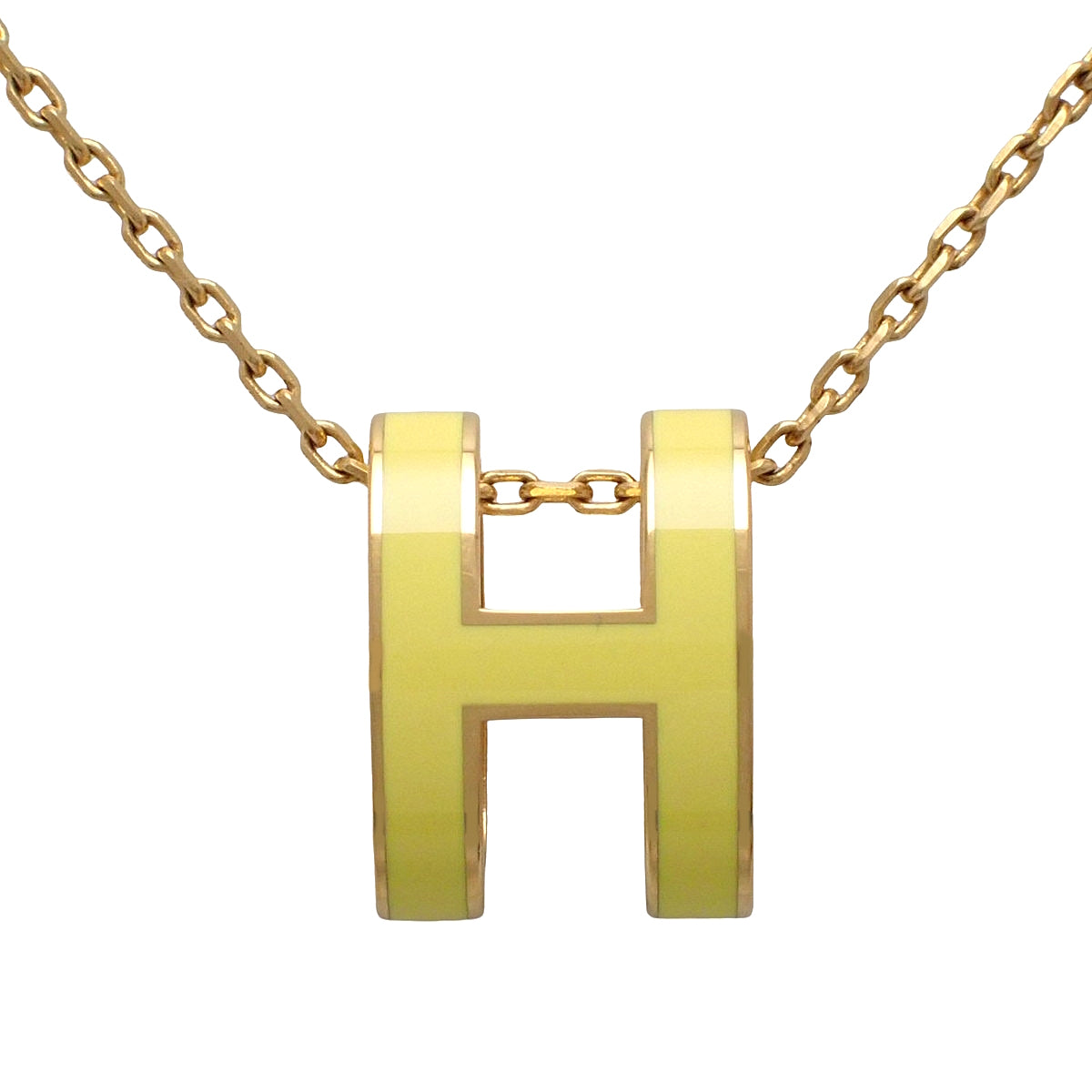 Pop Ash H Necklace Metal (GP)